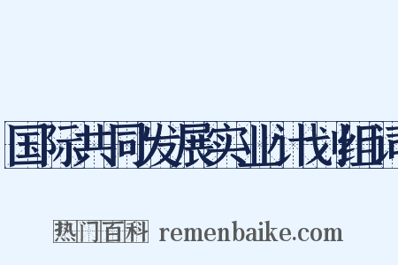 国际共同发展实业计划组词是什么意思的图片